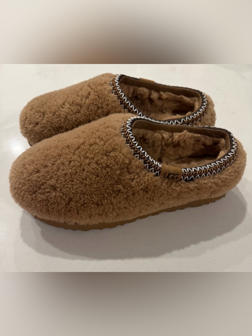 Ugg Tasman Maxi Curly Genuine Shearling Slipper Women’s Size 11 NEW